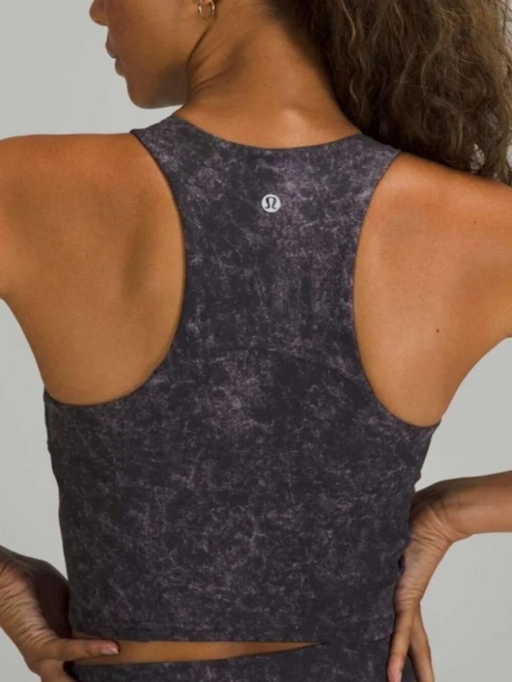 Lululemon Invigorate Training Tank Top Dusky Lavender Black